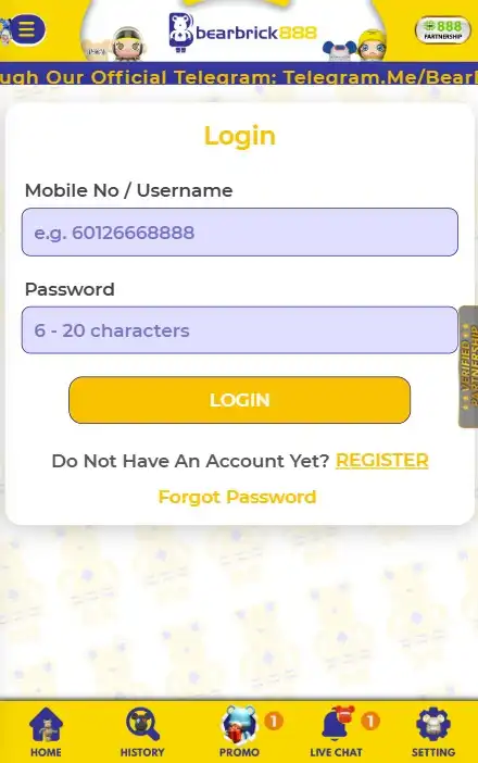 Bearbrick888 App Login