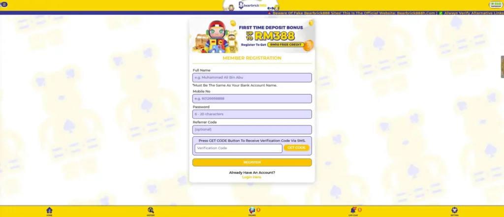 How to Register at Bearbrick888